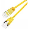 Wirewin PKW-LIGHT-STP-K6A 3.0 GE Cat 6a U/FTP Slim Rundes Patchkabel, 3,0 m, Gelb, PoE
