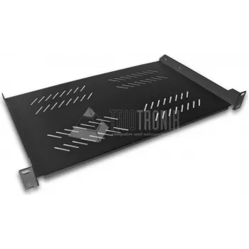 Wirewin SHELF 400 BL 1U 19-Zoll Rack-Blindplatte Schwarz
