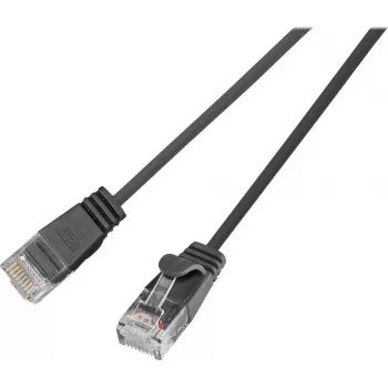 Wirewin SLIM UL6 10 SW - Cat.6 SLIM-Light Patchkabel, U/UTP, 10 m, Schwarz PKW-LIGHT-K6 10.0 SW