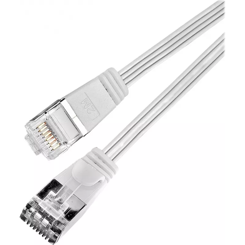 Wirewin Triotronik Cat6 U/FTP Slim Ethernet Patchkabel 0,5m Weiß PKW-STP-SLIM-KAT6 0.5 WS