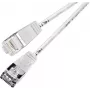 Wirewin Triotronik PKW-LIGHT-STP-K6 2.0 WS Cat6 geschirmtes Patchkabel, 2m, Weiß
