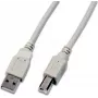 Wirewin USB 2.0 A auf B Kabel 1,8m Grau USB A-B MM 1.8 GR