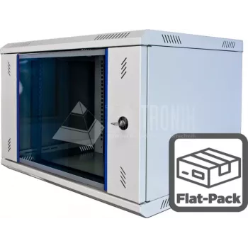 Wirewin WCAB PS2 600X450X6U B FP Wandmontierter Rack-Schrank 6U Schwarz