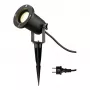 SLV Nautilus Spike Gartenstrahler 227410 GU10 IP65 mit Erdspieß und 1,5 m Kabel Schwarz