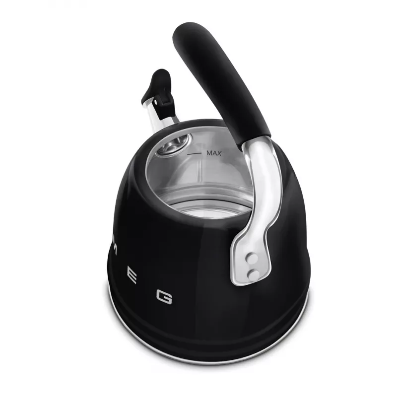 Smeg 50's Style WKF01BL Stovetop Kettle, Schwarz