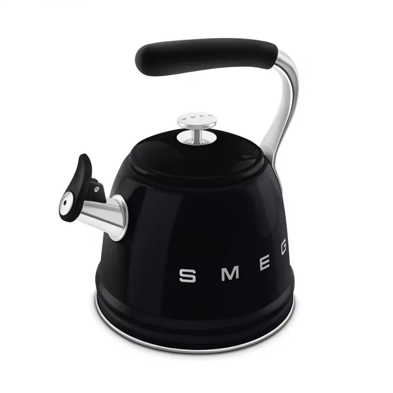 Smeg 50's Style WKF01BL Stovetop Kettle, Schwarz