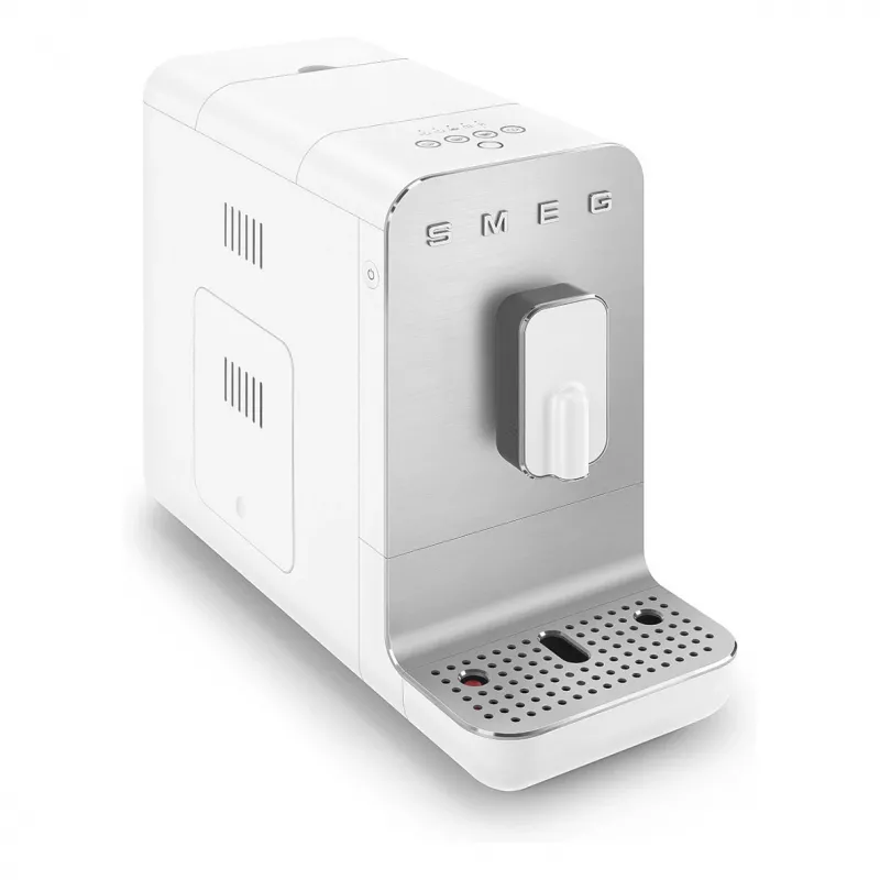 SMEG BCC11WHMEU Kaffeevollautomat mit Dampffunktion, integriertes Mahlwerk, 1,4 l, 1350 W, Weiß
