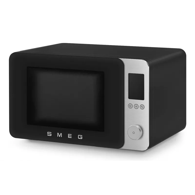 Smeg MOC02BLMEU Kombi-Mikrowellenherd, 9 Funktionen, 2100 W, Matt Schwarz