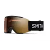 Smith Squad Mag Skibrille - Schwarz mit ChromaPop Pro Gold Mirror und Storm Rose Flash Gläsern
