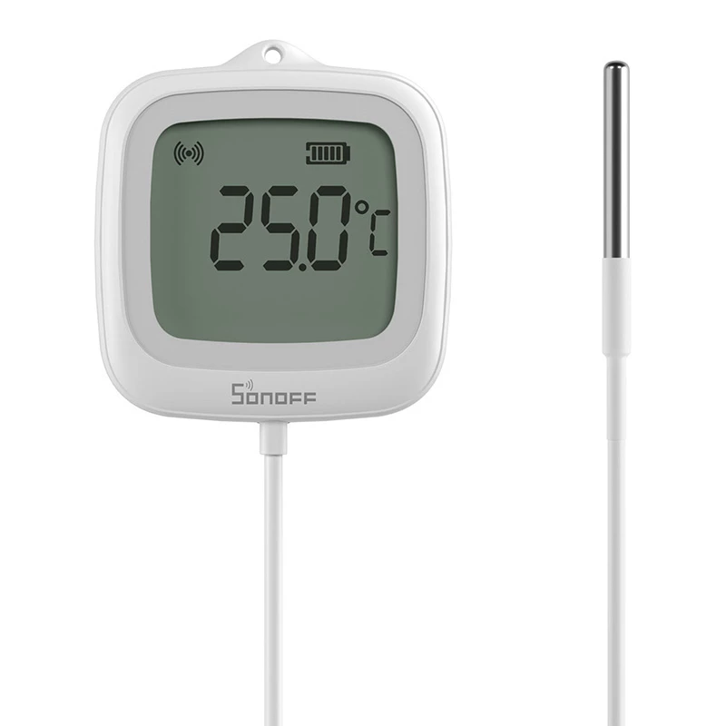 Sonoff SNZB-02LD Zigbee 3.0 LCD Temperatursensor mit externem Fühler