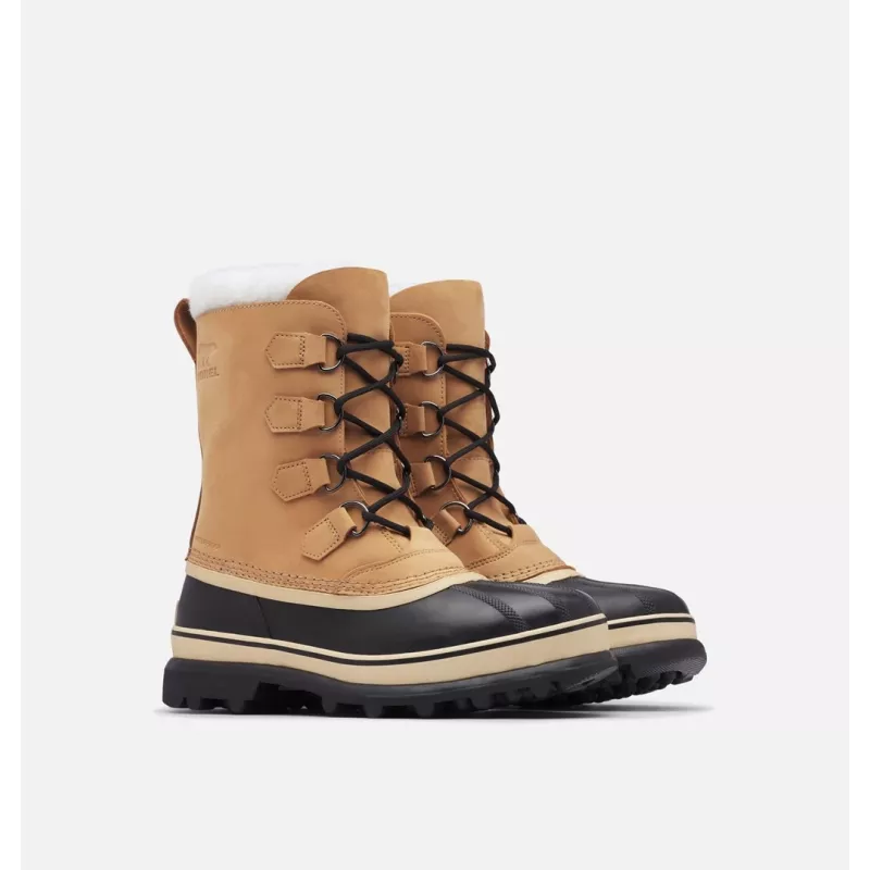SOREL Caribou Boots Herren Wasserdichte Isolierte Winter Schneestiefel Schwarz Braun