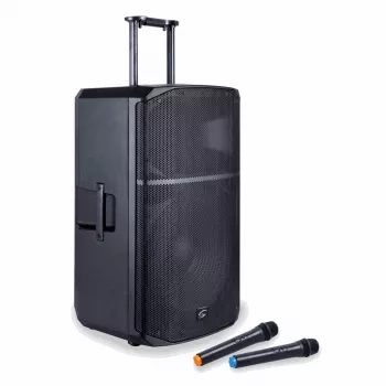 Soundsation Provibe 15AIR 15 inch Aktiver PA-Lautsprecher mit Bluetooth, 350 W RMS, 700 W Peak, DSP-Presets, XLR/TRS-Eingänge, Stativflansch