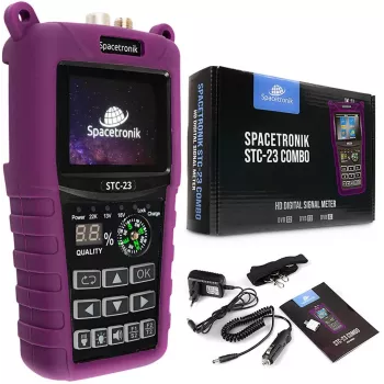 Spacetronik STC-23 VF6800 Combo DVB-S2+T2/C Satellitenmessgerät