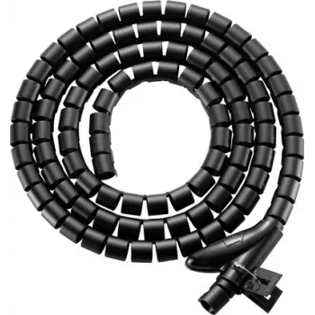 SpeaKa Professional Kabelbündelhülse Polyethylen (PE) Schwarz Flexibel (Ø x L) 15 mm x 1 m 1 Stk. SP-13402964