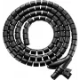 SpeaKa Professional Kabelbündelhülse Polyethylen (PE) Schwarz Flexibel (Ø x L) 15 mm x 1 m 1 Stk. SP-13402964