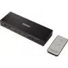 SpeaKa Professional SP-SWAP-500 2-Port HDMI KVM Matrix Switch mit Audio, 4K UHD, USB 2.0 Hub, Metall, Schwarz SP-13904372