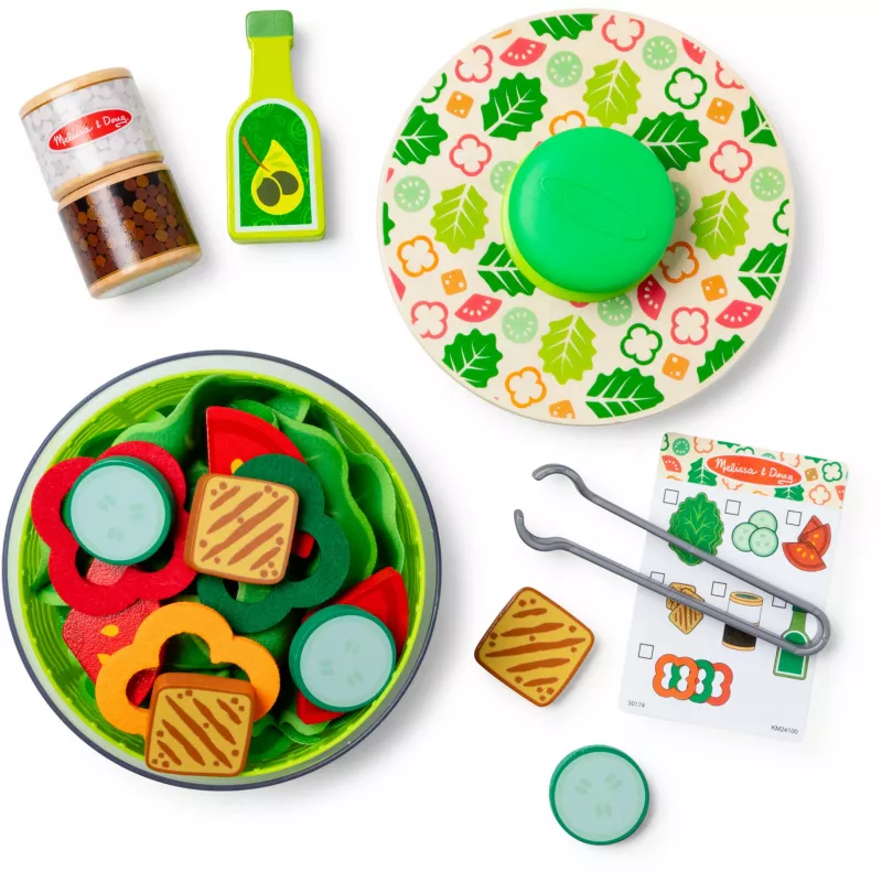 Spin Master Melissa & Doug Salad Spinner Spielset - 22 Teile
