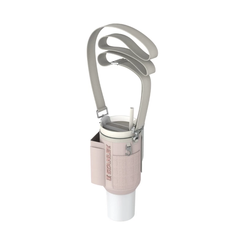 STANLEY All-Day Quencher Carry-All Schutz-Tragetasche für 1,18L Thermosbecher mit Strohhalm, Hellrosa