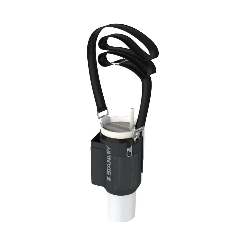 STANLEY Tragetasche für den All-Day Quencher Thermobecher mit Strohhalm 1,18L Schwarz