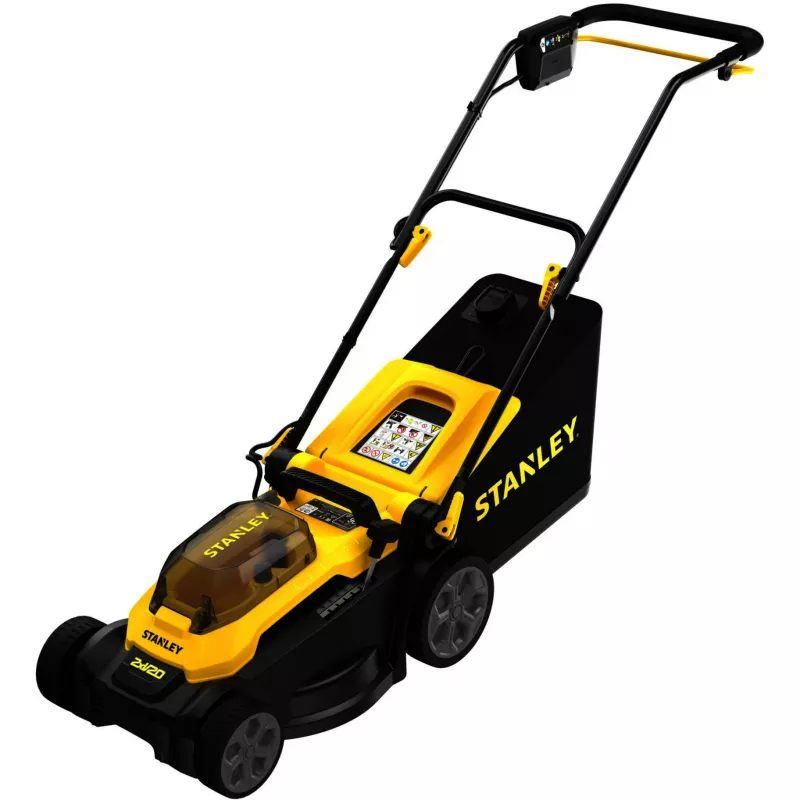 STANLEY V20 Akku-Rasenmäher 36V (2x18V) Schwarz/Gelb (Gerät ohne Akku und Ladegerät)