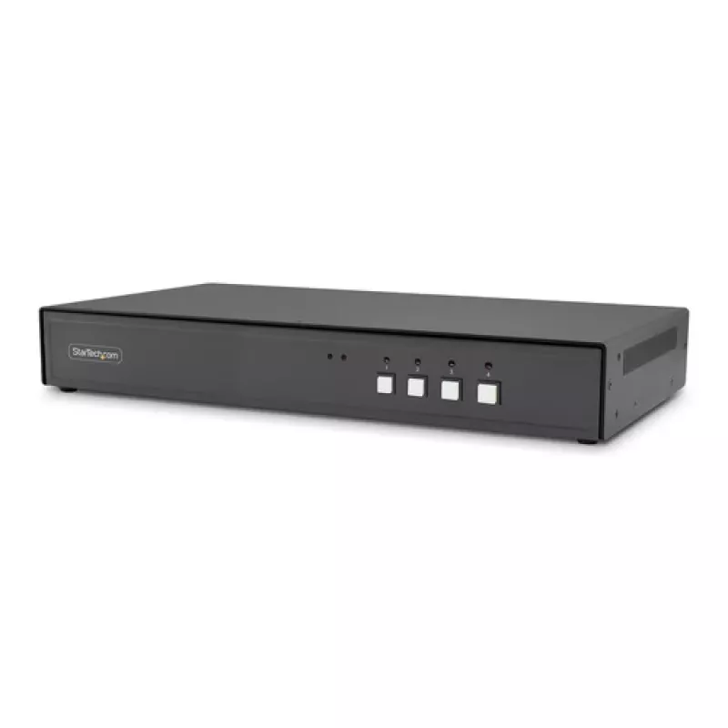 StarTech.com CK4-HP104C sicherer 4-Port-KVM-Switch mit Audio und USB, TAA