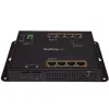 StarTech.com 8 Port PoE+ Gigabit Ethernet Managed Industrial Switch mit 2 SFP-Ports - Wandmontierbar mit Frontzugang