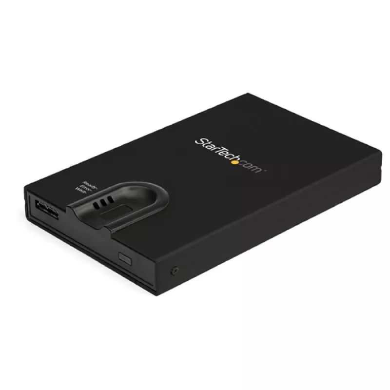 StarTech.com S251BMU3FP Externes Festplattengehäuse (verschlüsselt, Fingerabdruckzugriff, USB 3.0, 2,5 inch SATA)