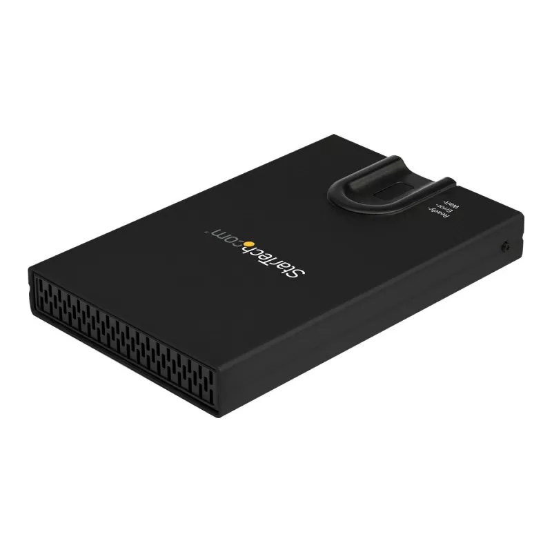 StarTech.com S251BMU3FP Externes Festplattengehäuse (verschlüsselt, Fingerabdruckzugriff, USB 3.0, 2,5 inch SATA)