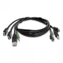 StarTech.com 1,8 m Dual-HDMI-KVM-Kabel, USB 2.0, 3,5-mm-Audio, TAA-konform (SK2HDMMKVM06-TAA)
