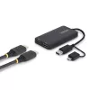 StarTech.com 107B-USB-HDMI-2 USB 3.0 auf Dual HDMI Adapter, USB-A/USB-C, 1x 4K30 + 1x 1080p