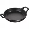 Staub Runde Back- & Auflaufform 16 cm 0,4 L Gusseisen Schwarz