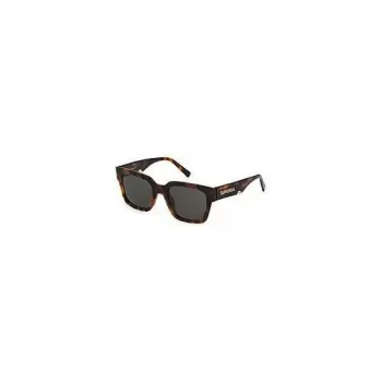 STING Unisex SST459-5202BL Sonnenbrille - Schwarzer Rahmen, blaue Gläser 52/21/140 mm