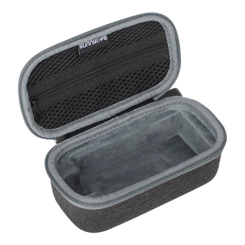 Sunnylife Tragetasche für DJI Mic / Mic 2 (B770) - Schwarz, PU-Leder Hartschale