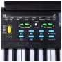 SUPRIMO 605 UFB Keyboard mit Mikrofon zum Spielenlernen, für Kinder