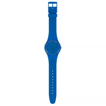Swatch New Gent SO29N700 Herrenuhr Blau Biokeramik 41mm