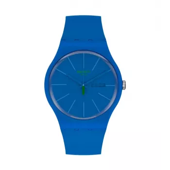 Swatch New Gent SO29N700 Herrenuhr Blau Biokeramik 41mm
