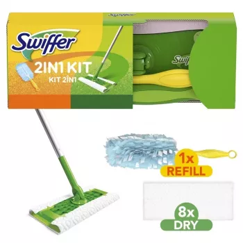 Swiffer Sweeper 2-in-1 Boden- und Staubbesen Starter-Kit