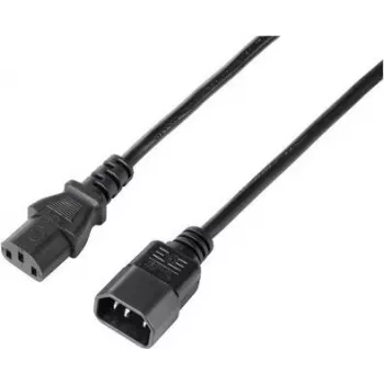 Sygonix SY-5243894 IEC C13/C14 Stromverlängerungskabel, 5 m, Schwarz