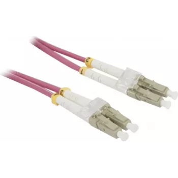 Synergy 21 15m OM4 LC-LC Duplex Glasfaser-Patchkabel, Violett