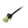 Synergy21 CAT6A RJ45 Patchkabel, 2m, Schwarz, U/FTP, Slimline 3,8mm, TPE/LSZH Superflex, AWG32