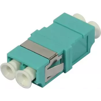 SYNERGY21 LC Duplex Multimode Glasfaseradapter, 50/125µm, Aqua, Flanschlos S215481