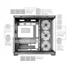 TACENS MARS MC-V5 4xARGB USB-C ATX Mid-Tower Gehäuse mit gehärtetem Glas