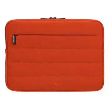 Targus Puffer Notebook Sleeve für 13-14 Zoll Laptops, Rostorange