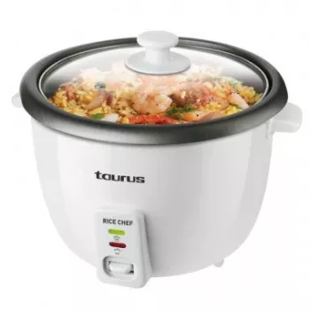 Taurus RICE CHEF Reiskocher 1,8 L 700 W Grau/Weiß