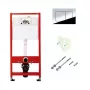 Tece Frame 9400412 mit Betätigungsplatte und Dichtung für wandhängendes WC