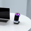 Tech-Protect A8 10W 3-in-1 Wireless Charging Stand für Smartphone, Kopfhörer, Smartwatch - Schwarz