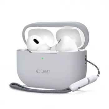 Tech-Protect Apple AirPods Pro 1 / 2 Silikonhülle Grau