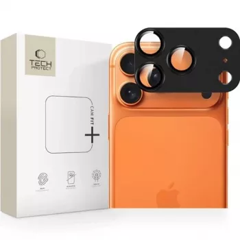 Tech-Protect CamFull Fit Kameraobjektivschutz für Apple iPhone 17 Pro, Schwarz