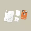 Tech-Protect CamFull Fit Kameraobjektivschutz für Apple iPhone 17 Pro, Cosmic Orange