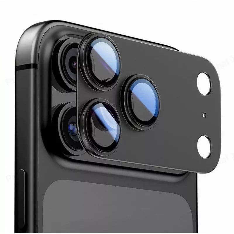 Tech-Protect CamFull Fit Kameraobjektivschutz für Apple iPhone 17 Pro Max, Schwarz